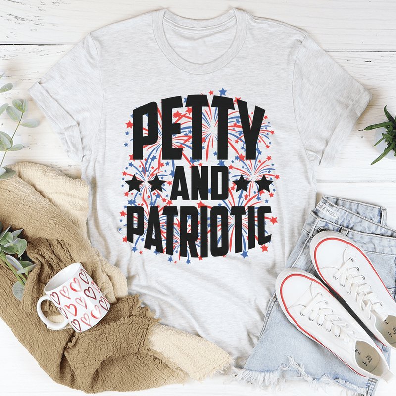 Petty And Patriotic Tee Peachy Sunday T-Shirt