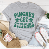 Pinches Get Stitches Tee Athletic Heather / S Peachy Sunday T-Shirt