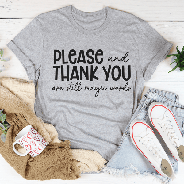 Please And Thank You Tee Athletic Heather / S Peachy Sunday T-Shirt