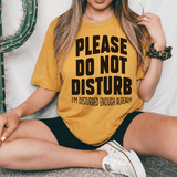 Please Do Not Disturb Tee Mustard / S Peachy Sunday T-Shirt