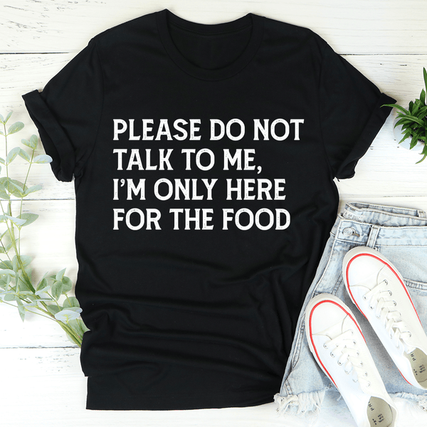 Please Do Not Talk To Me Tee Black Heather / S Peachy Sunday T-Shirt