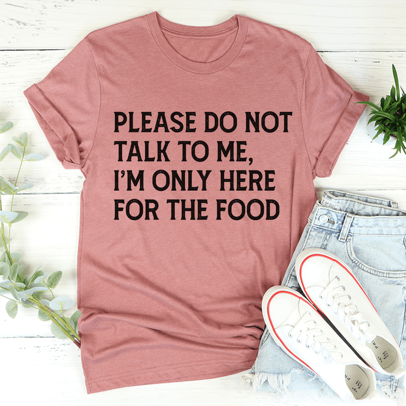 Please Do Not Talk To Me Tee Mauve / S Peachy Sunday T-Shirt
