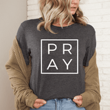 Pray Tee Dark Grey Heather / S Peachy Sunday T-Shirt