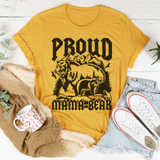 Proud Mama Bear Tee Peachy Sunday T-Shirt