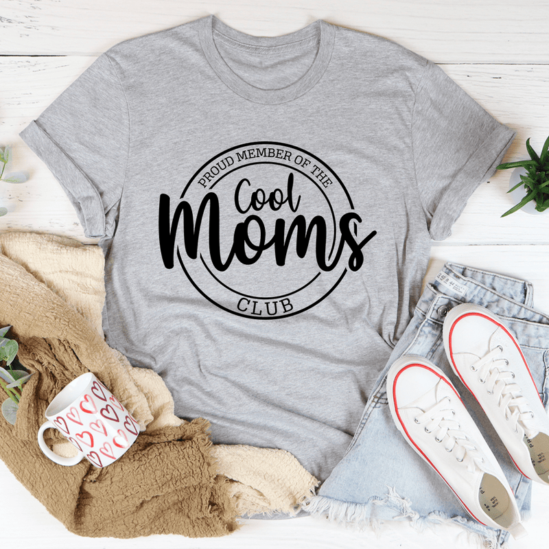 Proud Member Of The Cool Moms Club Tee Athletic Heather / S Peachy Sunday T-Shirt
