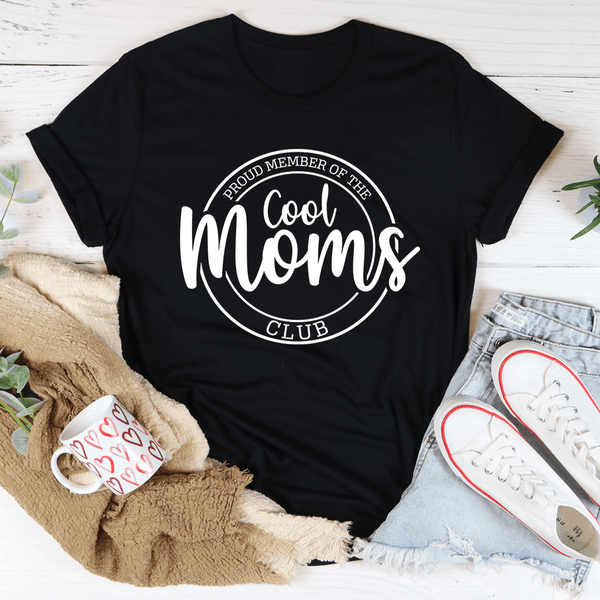 Proud Member Of The Cool Moms Club Tee Black Heather / S Peachy Sunday T-Shirt