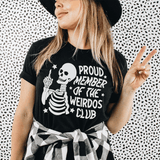 Proud Member Of The Weirdos Club Tee Black Heather / S Peachy Sunday T-Shirt