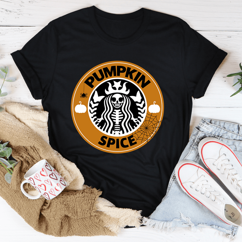 Pumpkin Spice Halloween Tee Black / L Printify T-Shirt T-Shirt