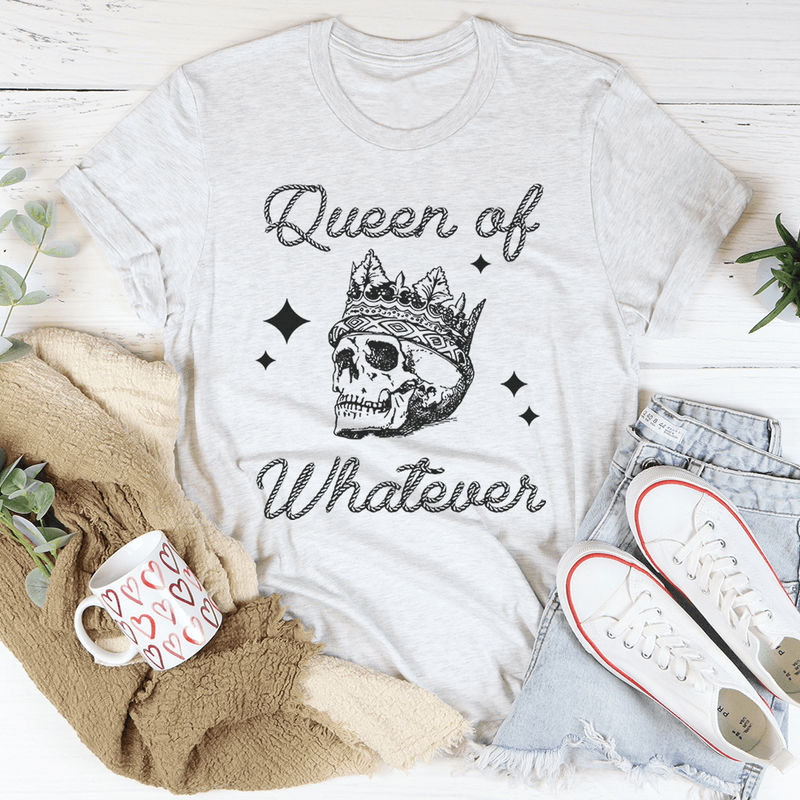 Queen Of Whatever Tee Ash / S Peachy Sunday T-Shirt