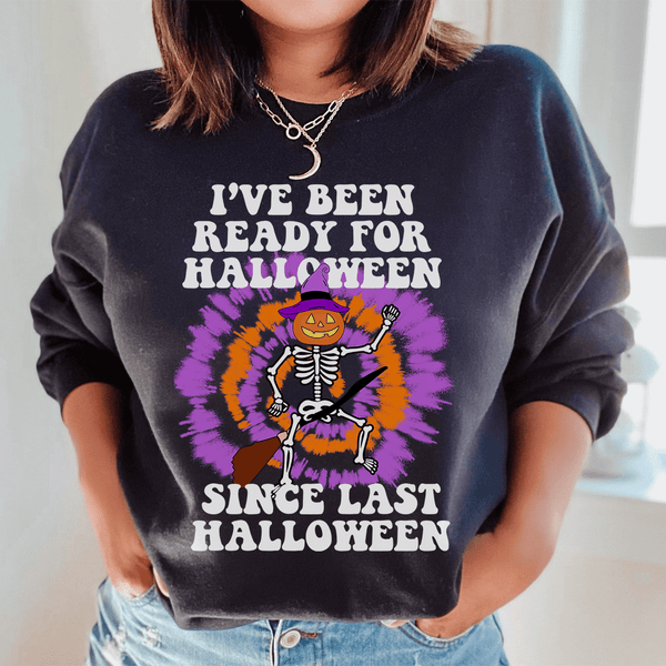 Ready For Halloween Sweatshirt Black / S Peachy Sunday T-Shirt