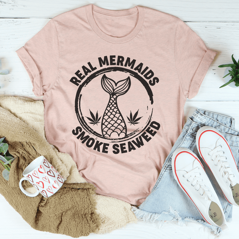 Real Mermaids Tee Heather Prism Peach / S Peachy Sunday T-Shirt