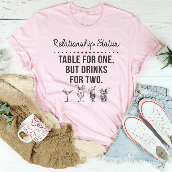 Relationship Status Tee Pink / S Peachy Sunday T-Shirt