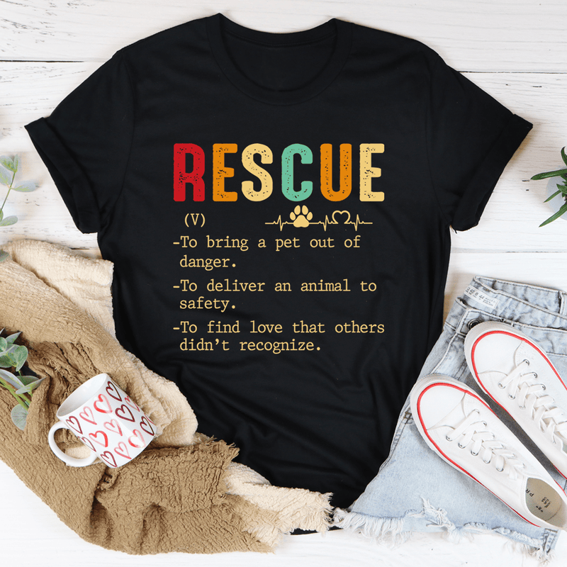 Rescue Tee Black Heather / S Peachy Sunday T-Shirt