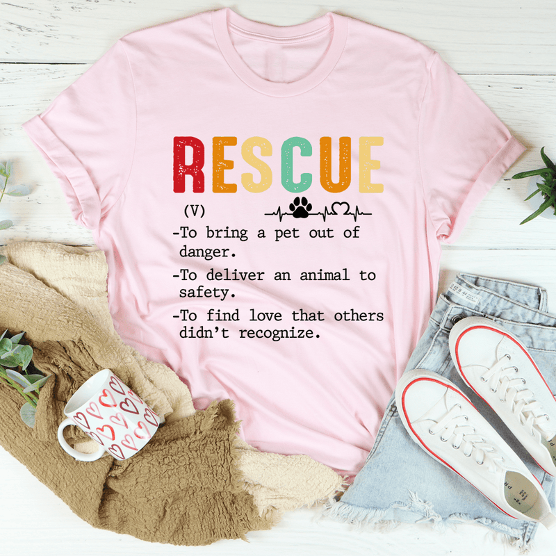 Rescue Tee Pink / S Peachy Sunday T-Shirt