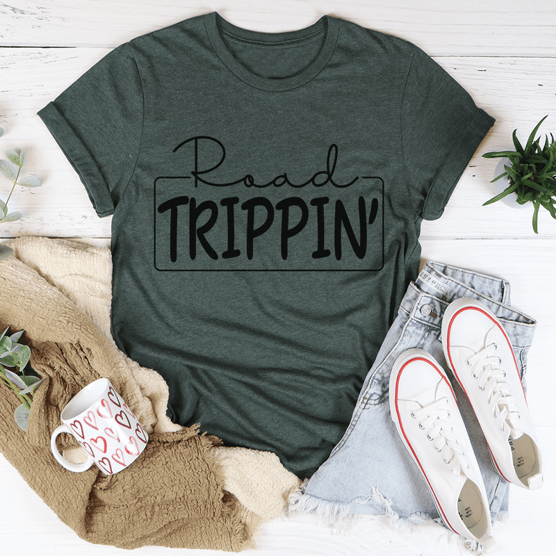 Road Trippin Tee Heather Forest / S Peachy Sunday T-Shirt