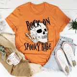 Rock On Spooky Babe Tee Burnt Orange / S Peachy Sunday T-Shirt