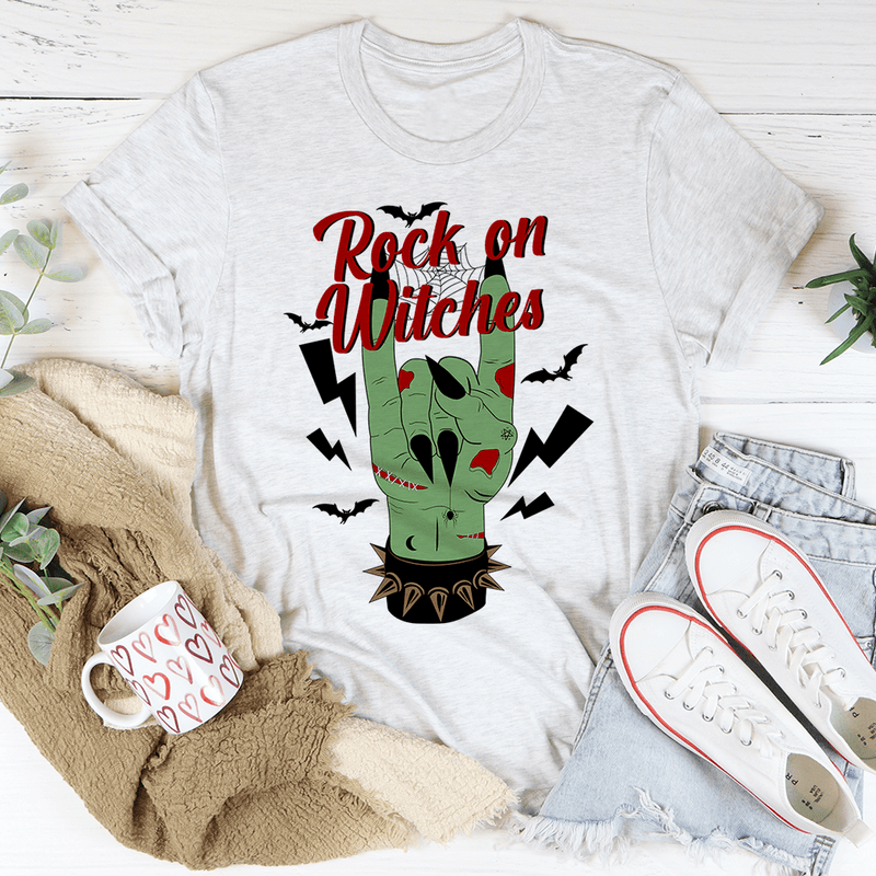 Rock On Witches Tee Ash / S Peachy Sunday T-Shirt