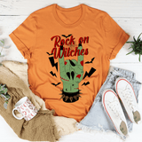 Rock On Witches Tee Burnt Orange / S Peachy Sunday T-Shirt