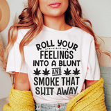 Roll Your Feelings Tee Pink / S Peachy Sunday T-Shirt