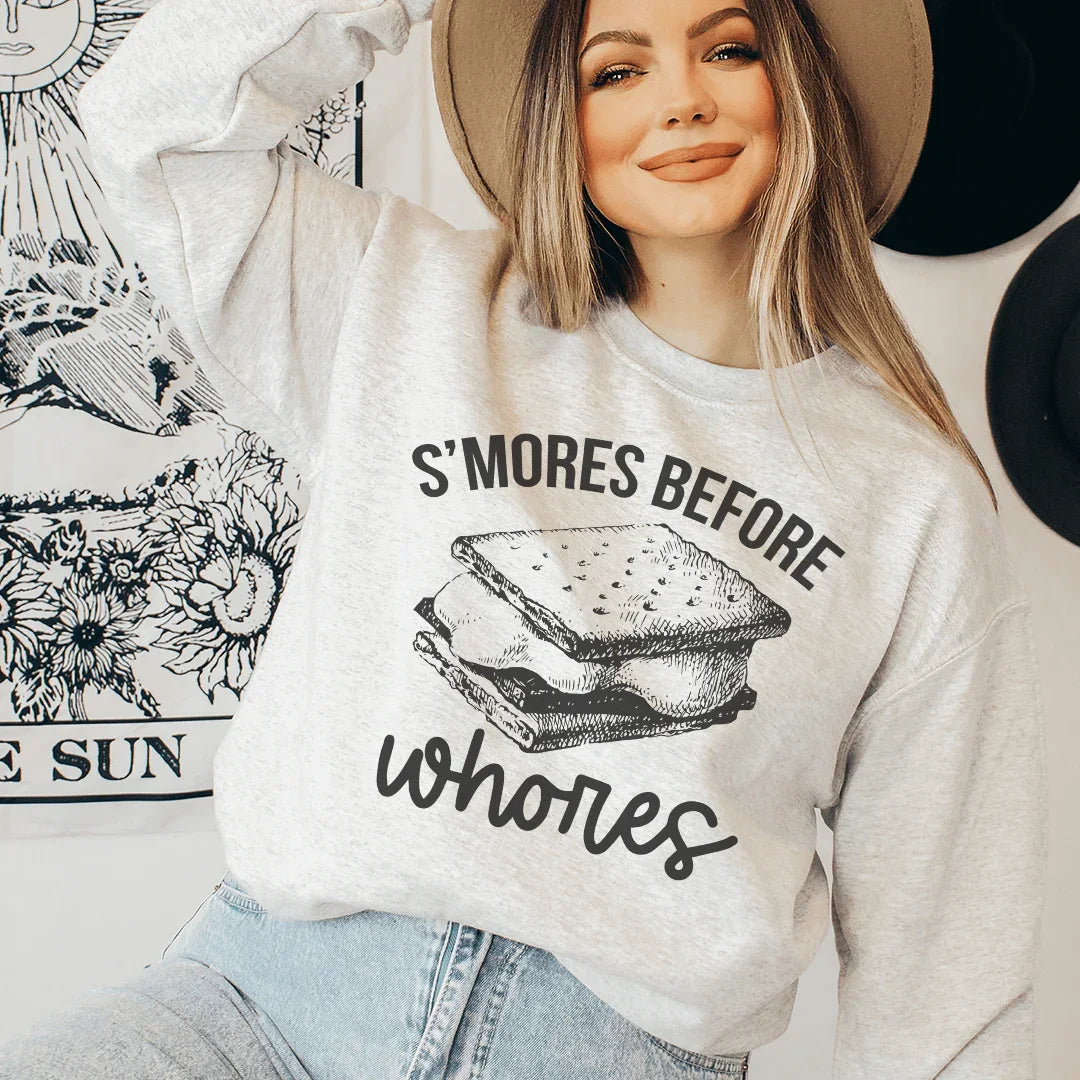 S'mores Sweatshirt Sport Grey / S Peachy Sunday T-Shirt