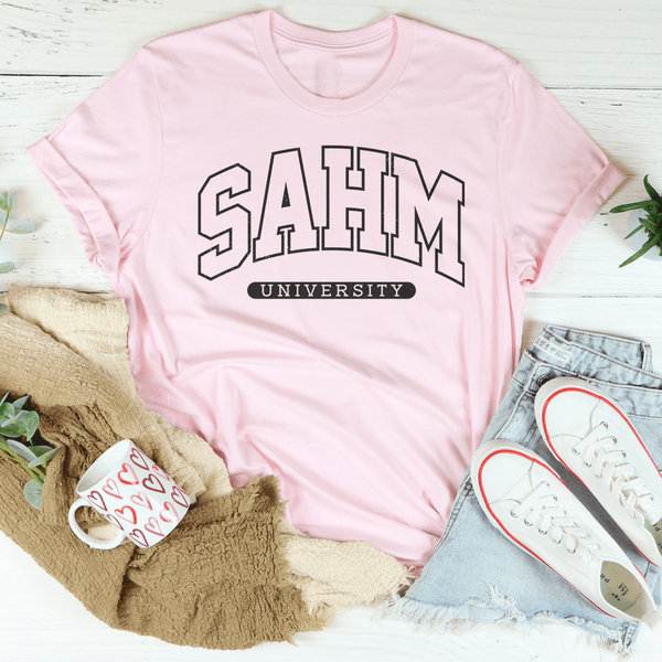 SAHM University Tee Pink / S Peachy Sunday T-Shirt