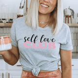 Self Love Club Tee Athletic Heather / S Peachy Sunday T-Shirt