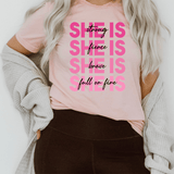 She's Is Tee Pink / S Peachy Sunday T-Shirt