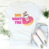 She Wants Donuts Tee Ash / S Peachy Sunday T-Shirt