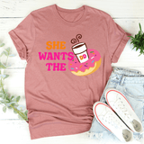 She Wants Donuts Tee Mauve / S Peachy Sunday T-Shirt