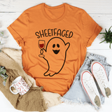 Sheetfaced Ghost Wine Tee Burnt Orange / S Peachy Sunday T-Shirt