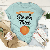 Simply Thick Tee Heather Prism Dusty Blue / S Peachy Sunday T-Shirt