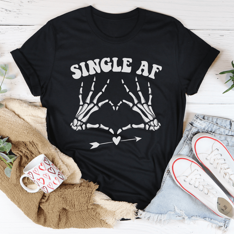 Single AF Tee Black Heather / S Peachy Sunday T-Shirt