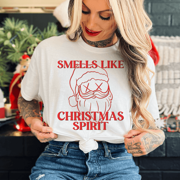 Smells Like Christmas Spirit Tee Peachy Sunday T-Shirt