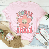 Smiley Flower Child Tee Pink / S Peachy Sunday T-Shirt