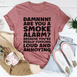 Smoke Alarm Tee Mauve / S Peachy Sunday T-Shirt