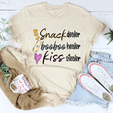 Snack Dealer Booboo Healer Kiss Stealer Tee Heather Dust / S Peachy Sunday T-Shirt