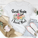 Social Vegan I Avoid Meet Tee Ash / S Peachy Sunday T-Shirt