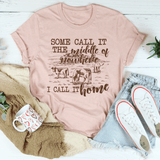 Some Call It The Middle Of Nowhere Tee Heather Prism Peach / S Peachy Sunday T-Shirt