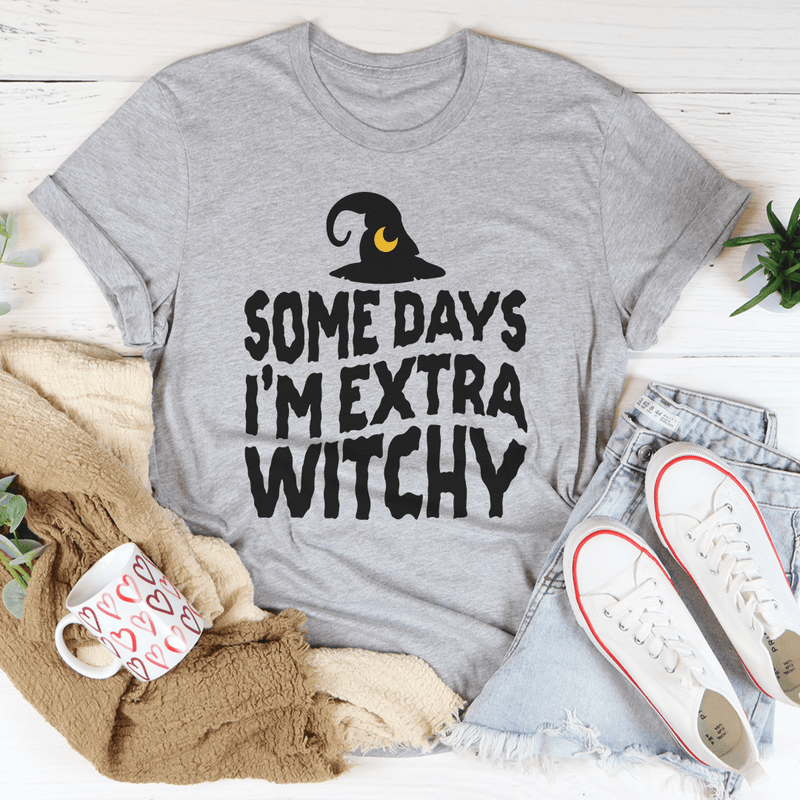 Some Days I'm Extra Witchy Tee Athletic Heather / S Peachy Sunday T-Shirt