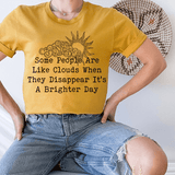 Some People Are Like Clouds Tee Mustard / S Peachy Sunday T-Shirt