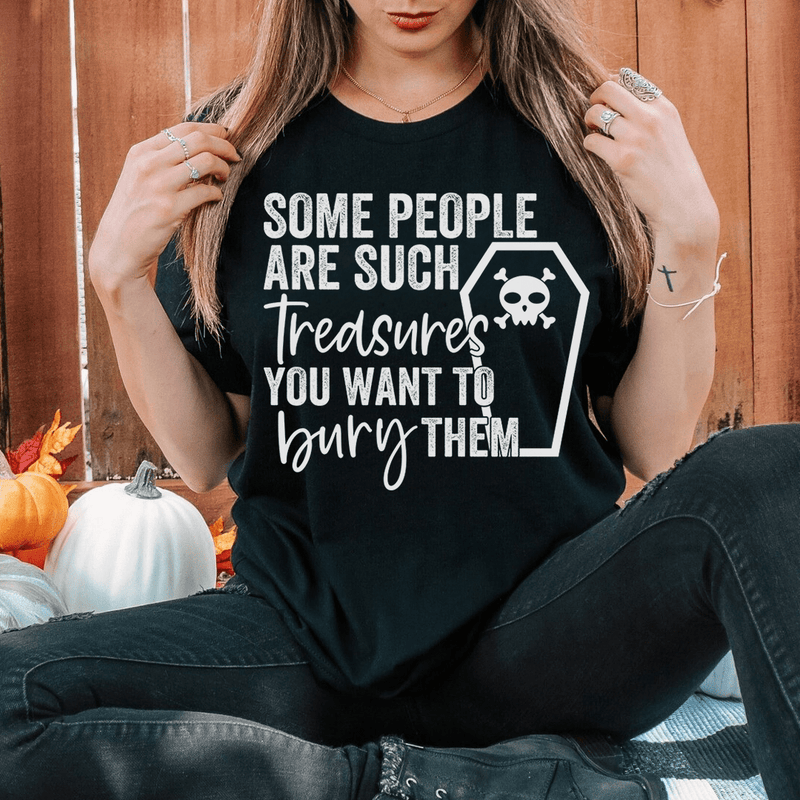 Some People Are Such Treasures Tee Black Heather / S Peachy Sunday T-Shirt