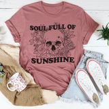 Soul Full Of Sunshine Tee Mauve / S Peachy Sunday T-Shirt