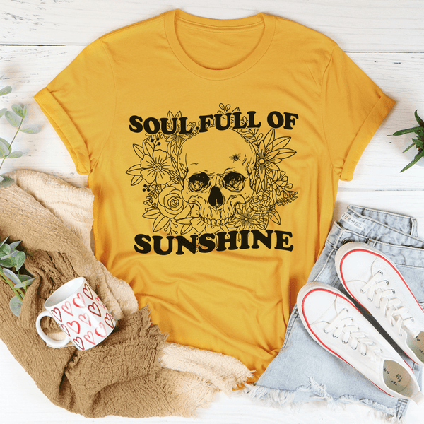 Soul Full Of Sunshine Tee Mustard / S Peachy Sunday T-Shirt