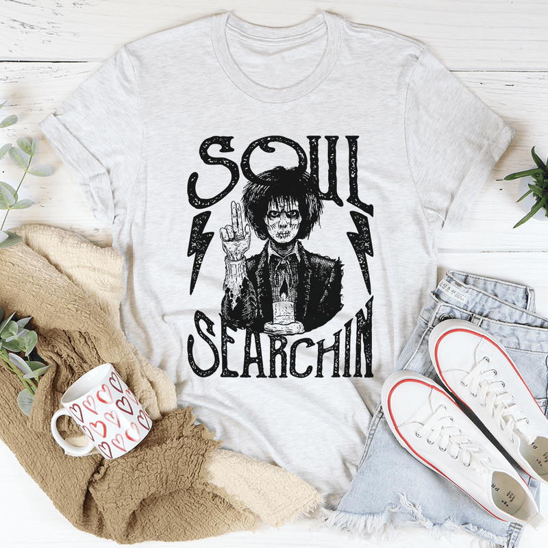 Soul Searchin Halloween Tee Ash / S Peachy Sunday T-Shirt