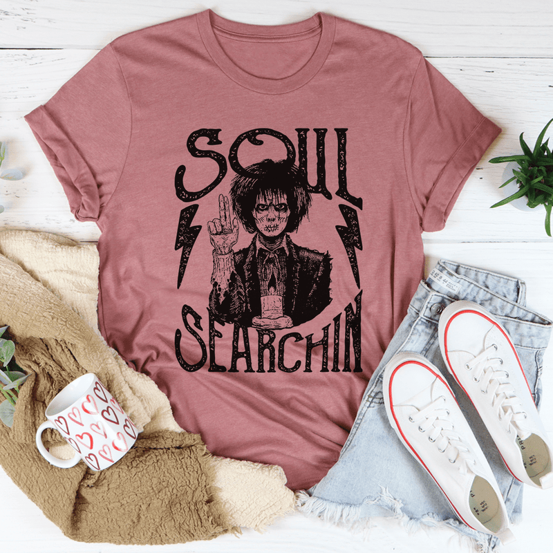 Soul Searchin Halloween Tee Mauve / S Peachy Sunday T-Shirt