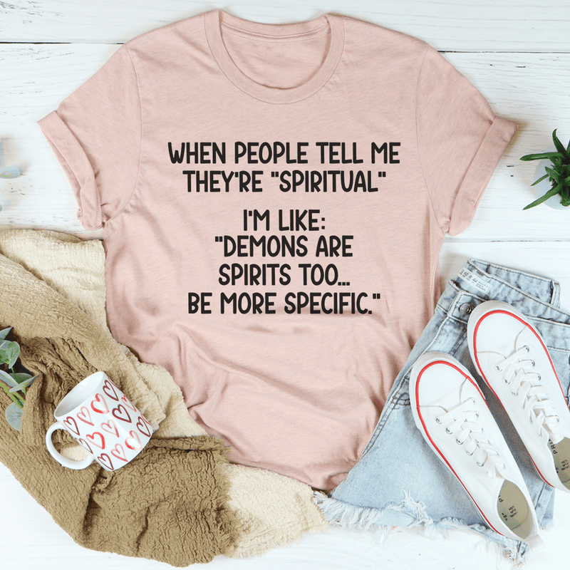 Spiritual People Tee Heather Prism Peach / S Peachy Sunday T-Shirt