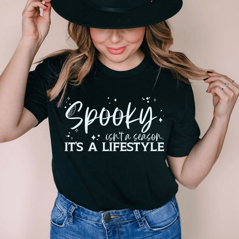 Spooky Isn’t A Season It's A Lifestyle Tee Black Heather / S Peachy Sunday T-Shirt