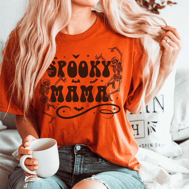 Spooky Mama Tee Burnt Orange / S Peachy Sunday T-Shirt