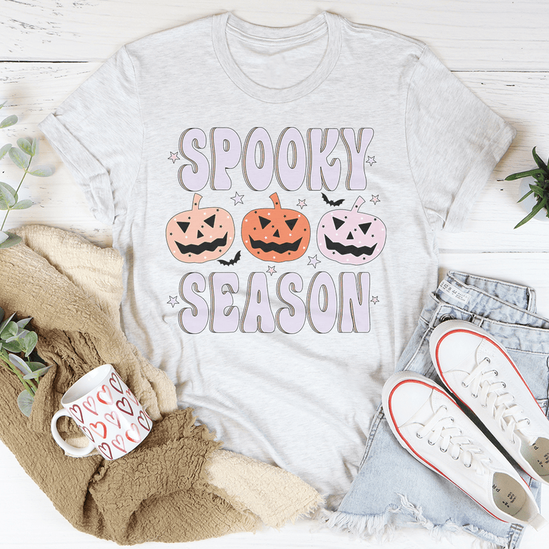 Spooky Season Pumpkins Tee Peachy Sunday T-Shirt