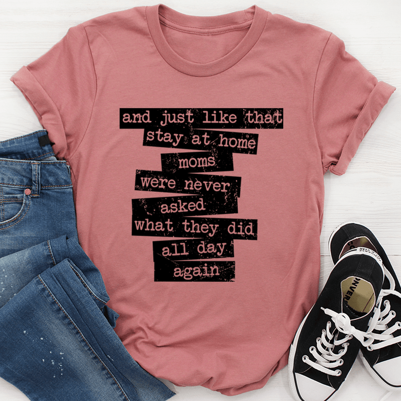 Stay At Home Mom Tee – Peachy Sunday